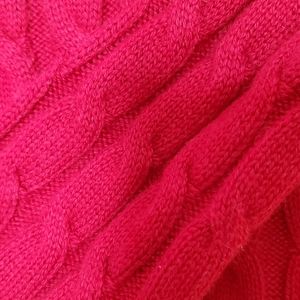 Red Gap cable knit sweater